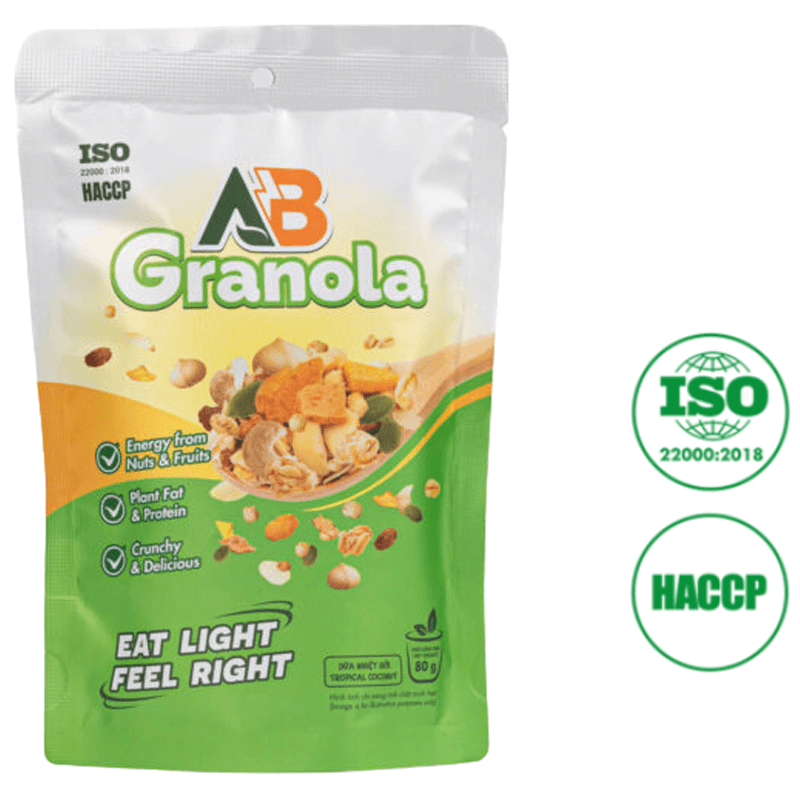 AB Granola Ngũ Cốc Mix Trái Cây Sấy