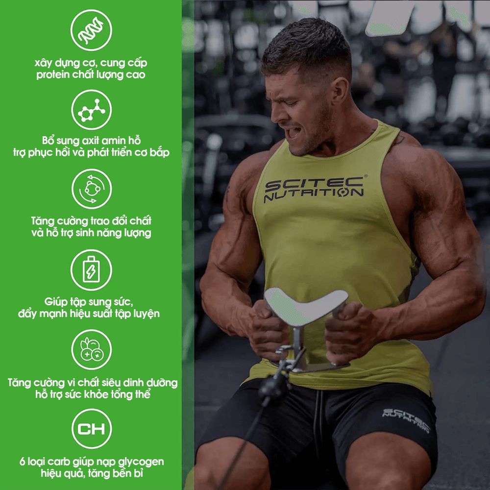 Sữa Tăng Cân Tăng Cơ Scitec Nutrition Jumbo 3520g