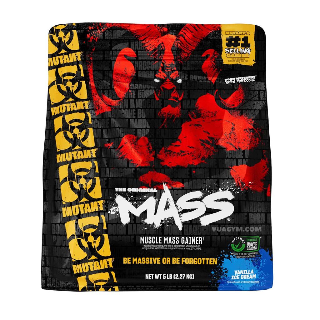Sữa Tăng Cân Nhanh Tăng Cơ Nạc Mutant Mass 2.27 Kg
