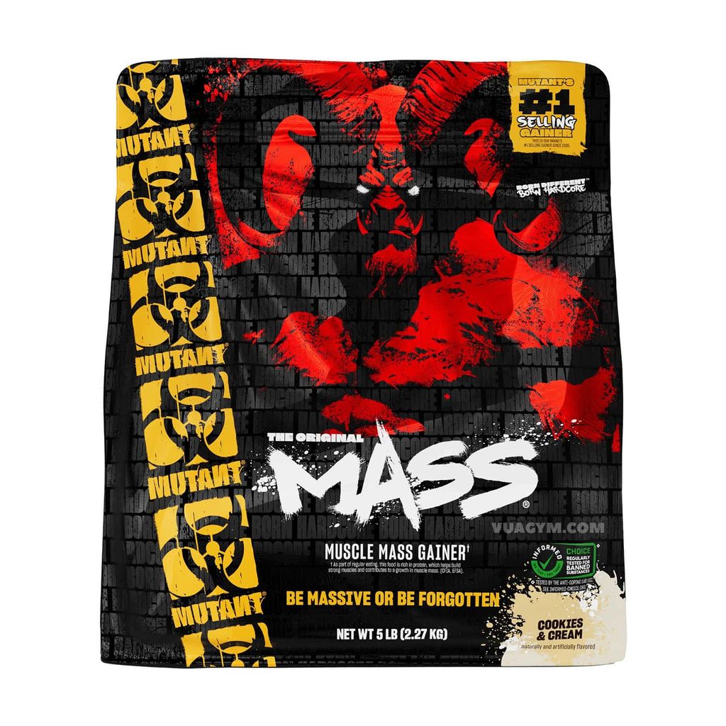 Sữa Tăng Cân Nhanh Tăng Cơ Nạc Mutant Mass 2.27 Kg