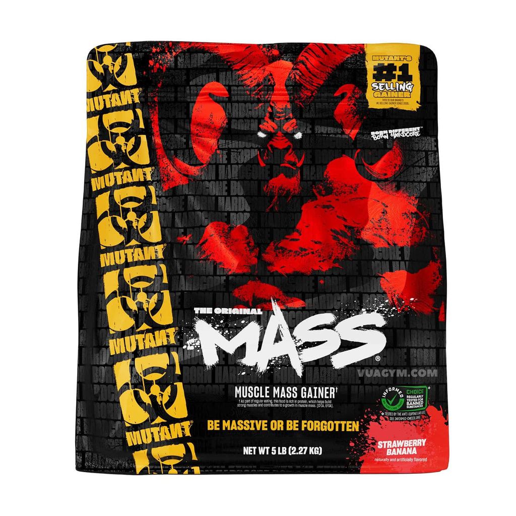 Sữa Tăng Cân Nhanh Tăng Cơ Nạc Mutant Mass 2.27 Kg