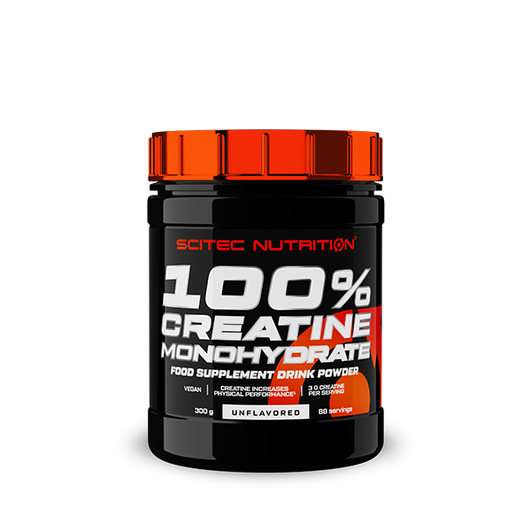 Sữa Tăng Sức Mạnh Sức Bền 100% Creatine Monohydrate Scitec Nutrition 300G (88 Serving)