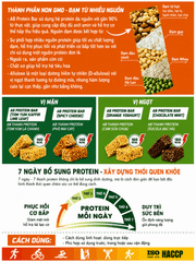 Thanh Protein Bar Từ Đậu Và Hạt Agri Boost 40G