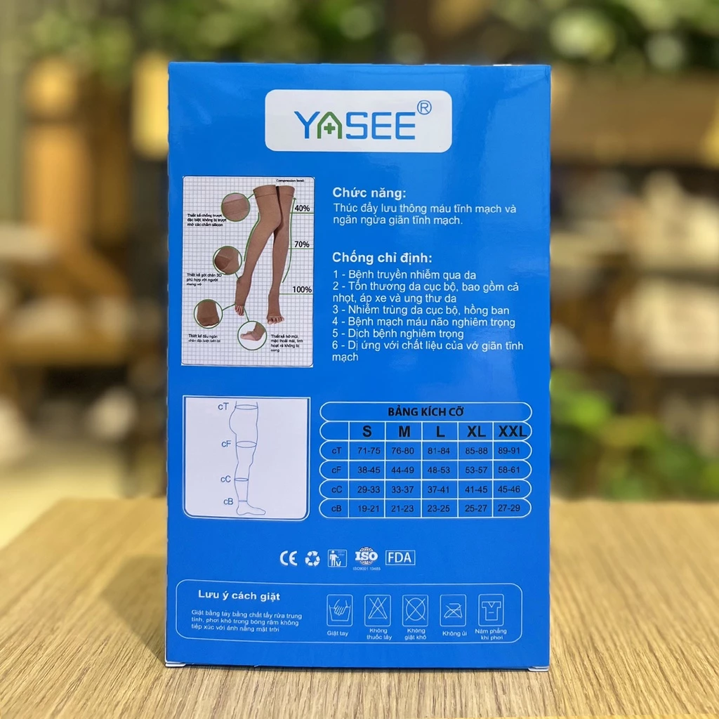Vớ Quần - Quần tất y khoa hỗ trợ, ngăn ngừa Suy Giãn Tĩnh Mạch Yasee