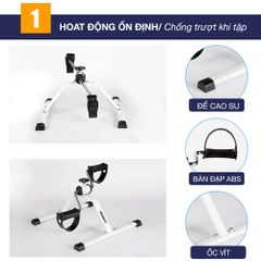 Xe đạp thể dục mini tại nhà gấp gọn GoodFit GF003MB