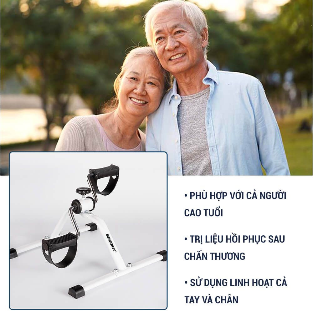 Xe đạp thể dục mini tại nhà gấp gọn GoodFit GF003MB
