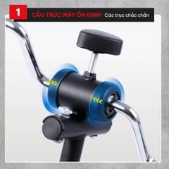 Xe đạp thể dục tại nhà, tập chân tập tay phục hồi chức năng GoodFit GF004PE