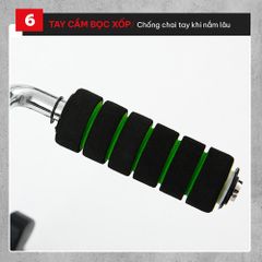 Xe đạp thể dục tại nhà, tập chân tập tay phục hồi chức năng GoodFit GF004PE