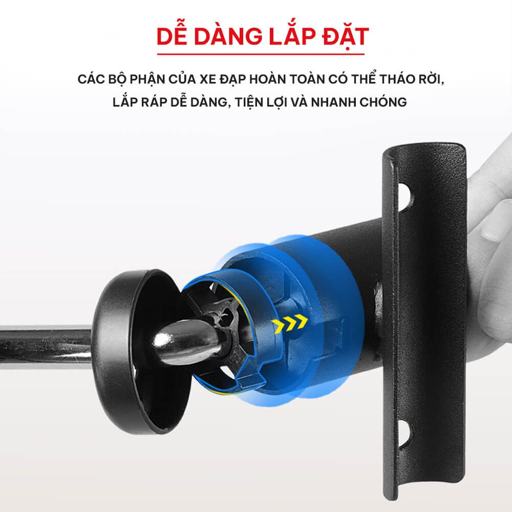 Xe đạp thể dục tại nhà, tập chân tập tay phục hồi chức năng GoodFit GF004PE