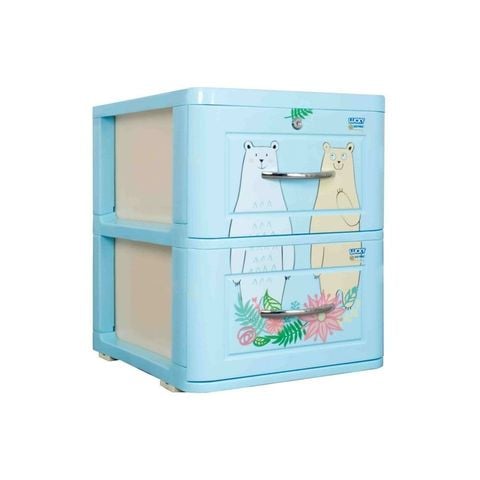 Tủ nhựa LUCKY 2 tầng