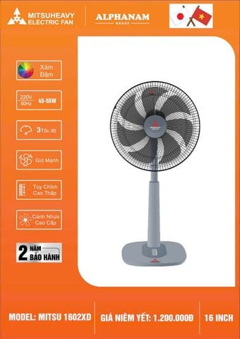 Quạt cây Mitsuheavy Mitsu-1602XD
