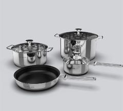 Bộ Nồi Inox 304 Cao Cấp 7 Món Junger CWJ-070