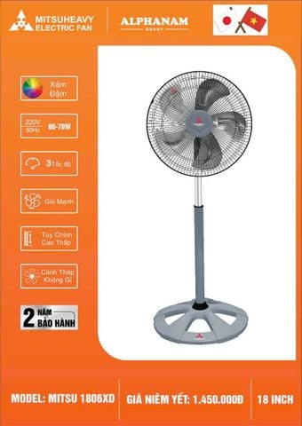 Quạt cây Mitsuheavy Mitsu-1806XD