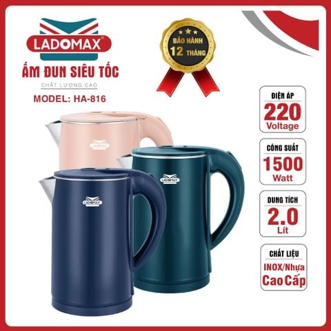 Ấm đun siêu tốc Ladomax HA-816