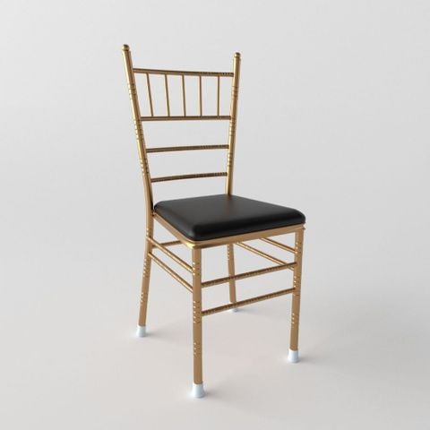 Ghế sắt nhũ vàng DELI Bamboo - Kem Quy Phúc 1000000413