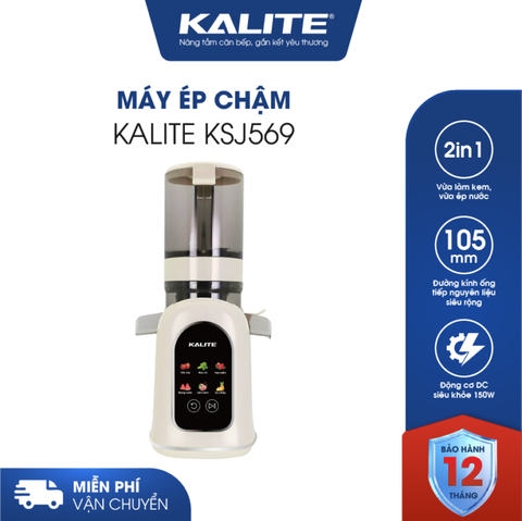 Máy ép chậm Kalite KSJ569 tích hợp làm kem