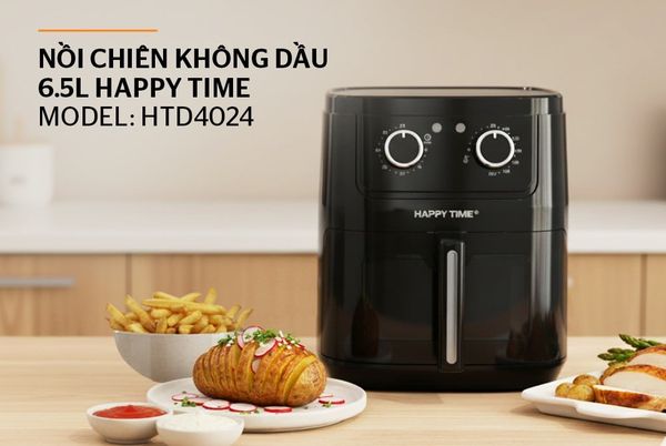 Nồi chiên không dầu 6.5L Happy Time HTD4024 ĐÀ NẴNG