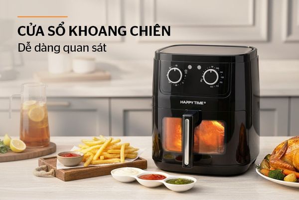 Nồi chiên không dầu 6.5L Happy Time HTD4024 ĐÀ NẴNG