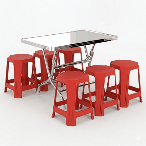 Bàn ăn 6 ghế giá rẻ BA6QP1 ( có giá sỉ )