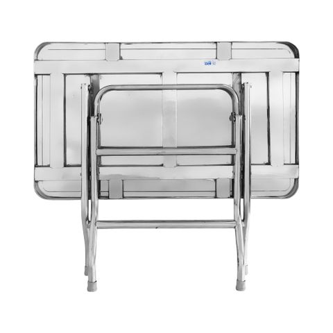 Bàn inox DELI 700 x 1200 (mm) 304/201 mặt trơn Quy Phúc 1000000007