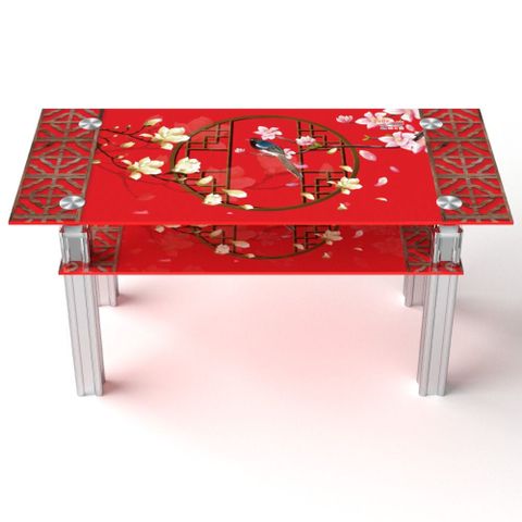 Bàn kính Felix cường lực 2 tầng 700 x 1400 (mm) Quy Phúc 1000003013
