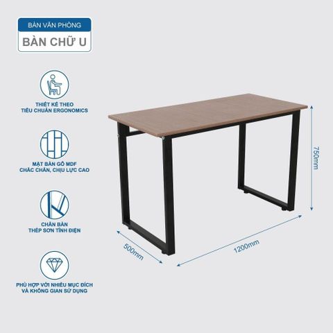 Bàn văn phòng Qui Phúc chữ U-K-Z