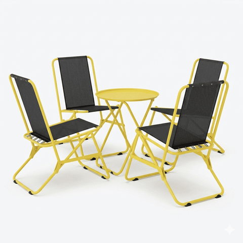 Bộ Bàn ghế trà chanh xếp lưới BGTC1