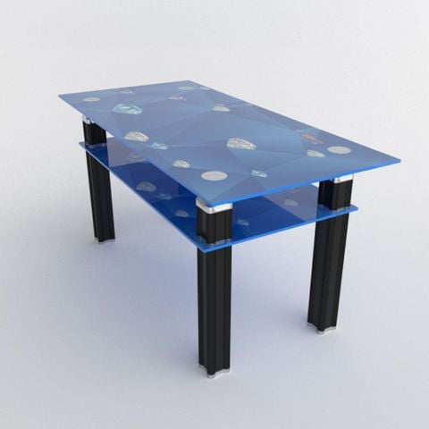 Bàn kính Felix cường lực 2 tầng 700 x 1m4 4D Quy Phúc 1000003014