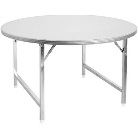 Bàn inox Dona chân xếp thái 1M2 cạnh vuông Quy Phúc 1000003460