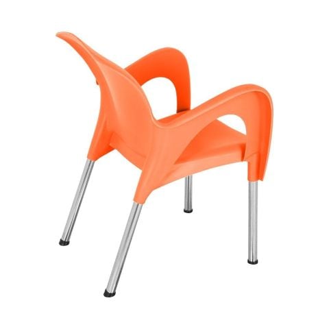 Ghế Nữ hoàng nhựa chân inox Qui Phúc 1000000626