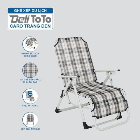 Ghế xếp thư giãn du lịch DELI TOTO 1000002446