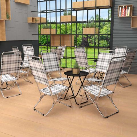 Ghế xếp lưới inox Win cao - Caro lớn Quy Phúc 1000002614