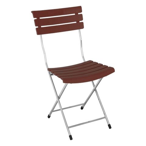Ghế xếp nhựa 8 nan inox S - (Đen, đỏ, lá, nâu) Quy Phúc 1000000688