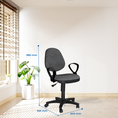 Ghế xoay văn phòng DONA có tay 1000001470/1000001471