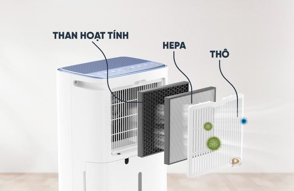 Máy hút ẩm lọc không khí Kosmen KM-30N 30 lít/ngày Đà Nẵng