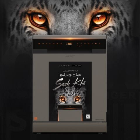 Máy rửa bát Junger JG Leopard DWJ-163-MS