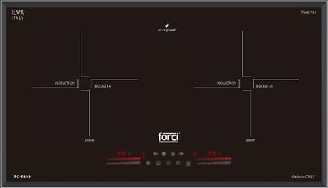 BẾP TỪ ĐÔI Forci  ITALY FC F899