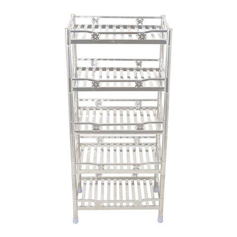 Kệ thẻ inox WIN lắp ráp 400 x 600 (mm) 5 tầng Quy Phúc 1000000204