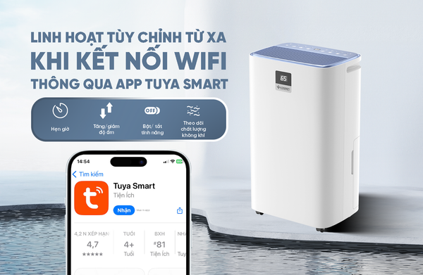 Máy hút ẩm lọc không khí Kosmen KM-30N 30 lít/ngày Đà Nẵng