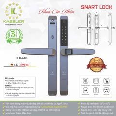 KHÓA vân tay CỬA NHÔM KASSLER KL599TD