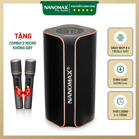Loa Karaoke Xách Tay Nanomax D-3 520w