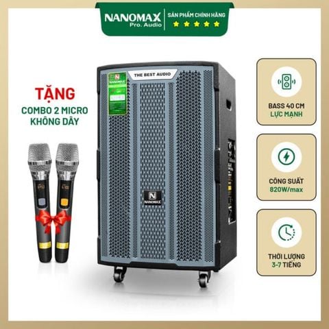 Loa Kéo Nanomax K-180 Bass 40cm 820w