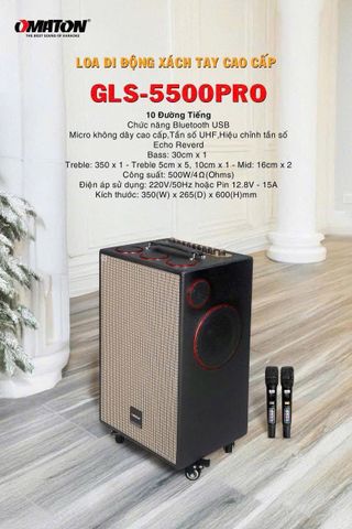 Loa Di Động Xách Tay OMATON GLS-5500PRO