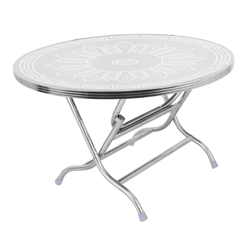 Bàn inox FELIX 1m2 4U 304/201 cạnh vuông - Chiếc lá Quy Phúc 100000385