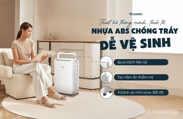 Máy hút ẩm Kosmen KM-12W Hải Châu