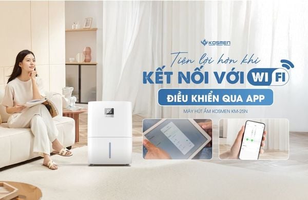 Máy hút ẩm Kosmen KM-25N 25 lít/ngày – WiFi giá sỉ