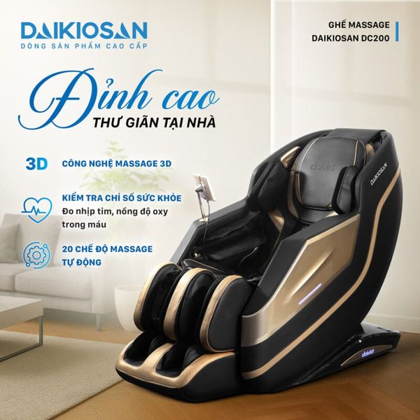 Ghế massage toàn thân Daikiosan DC200 đà nẵng