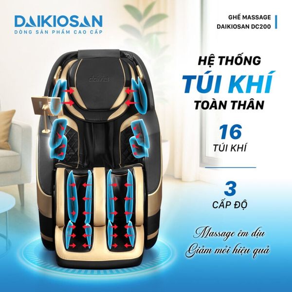 Ghế massage toàn thân Daikiosan DC200 hải châu