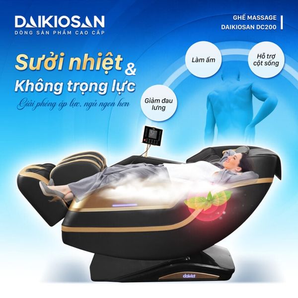 Ghế massage toàn thân Daikiosan DC200 sơn trà