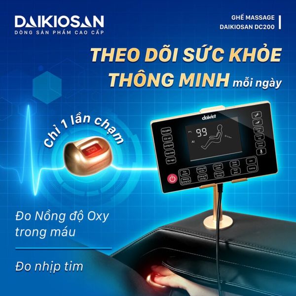 Ghế massage toàn thân Daikiosan DC200 cẩm lệ